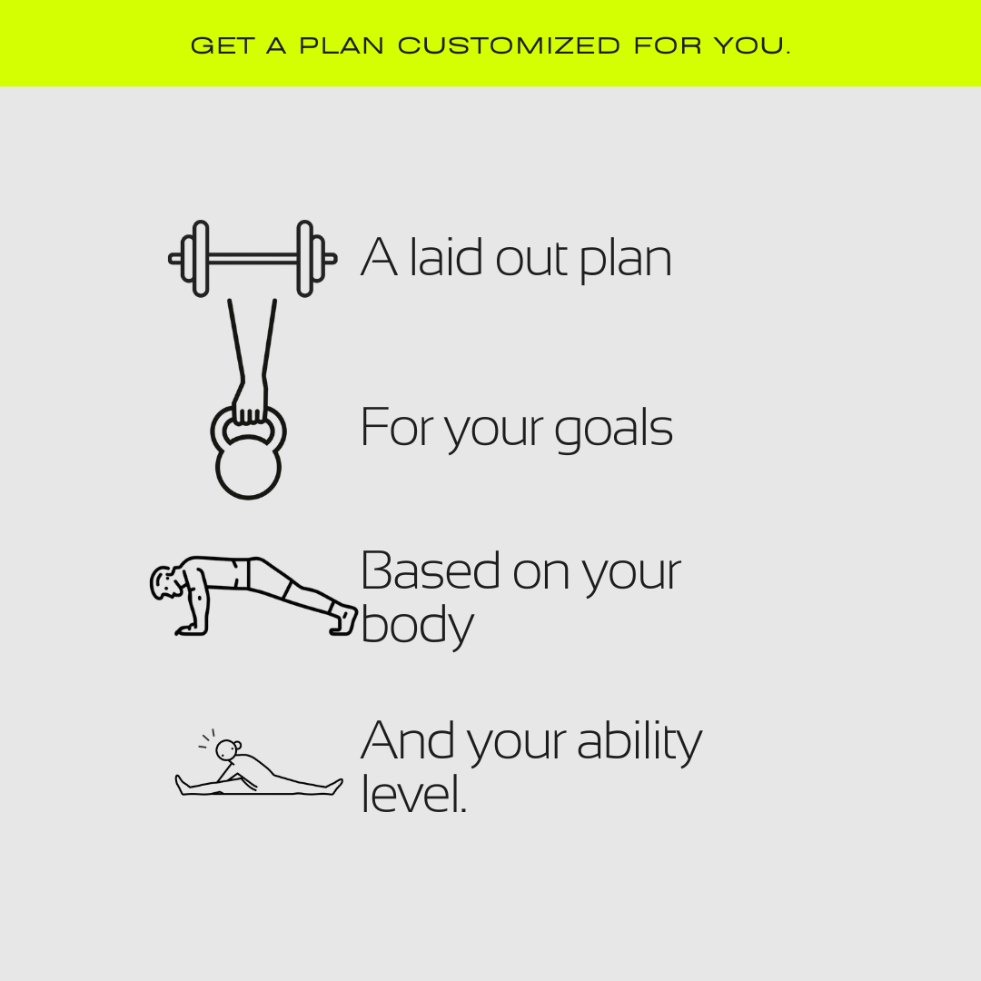 Custom Workout Plan.